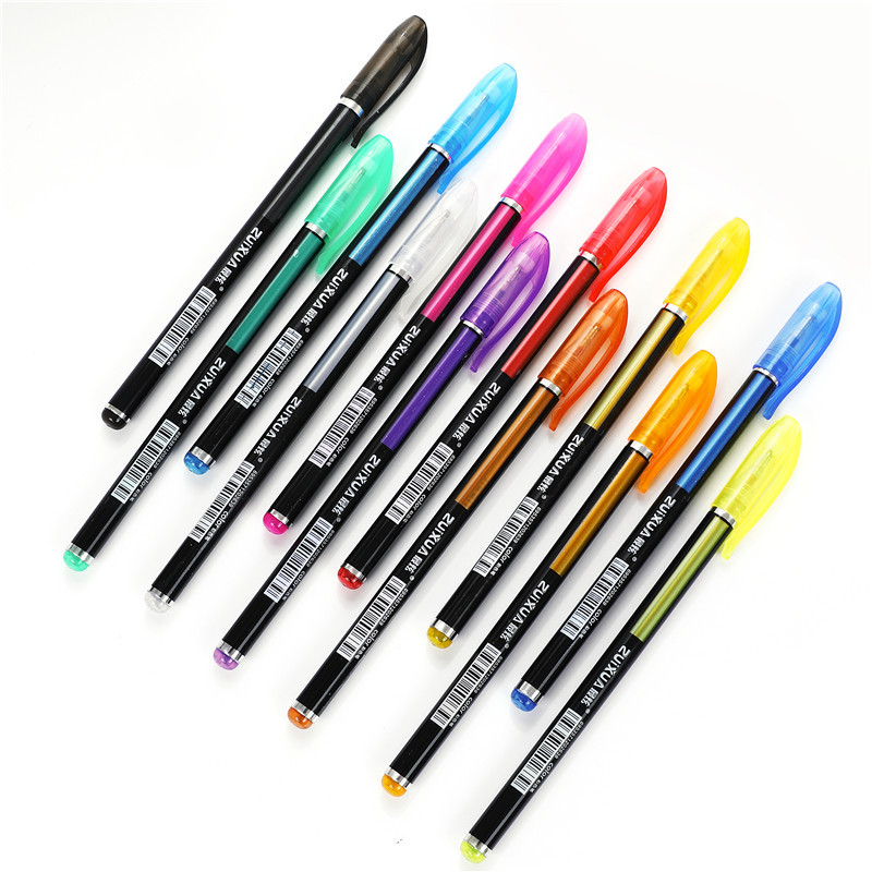 Colorful neon gel pens set - Image 11