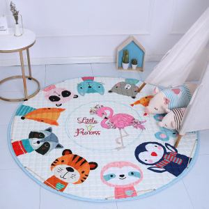 Funny cartoon print baby play mat