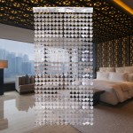 Heart shaped door fringe curtain