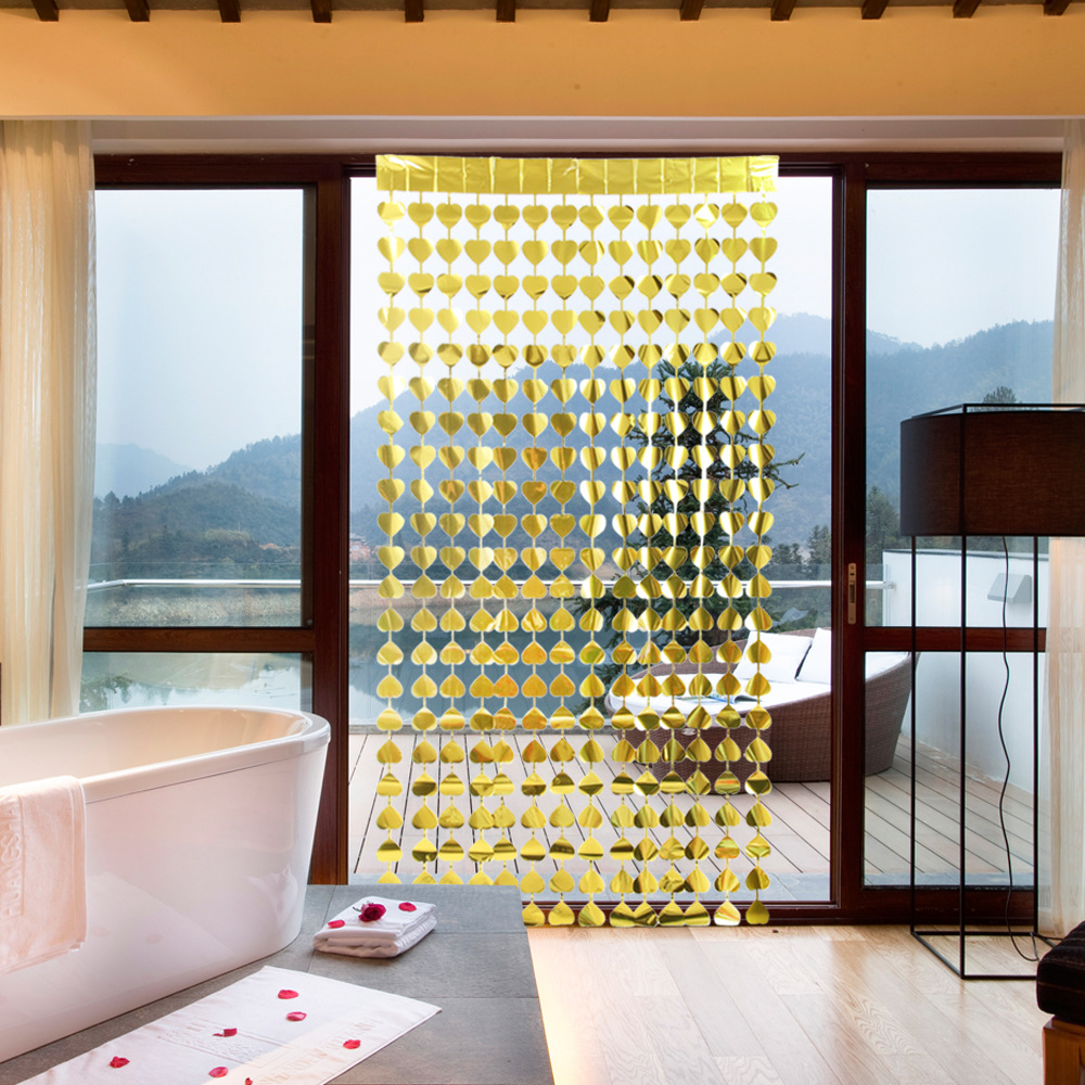 Heart shaped door fringe curtain - Image 13