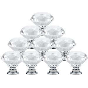 Diamond shaped door knobs set of 12 pcs
