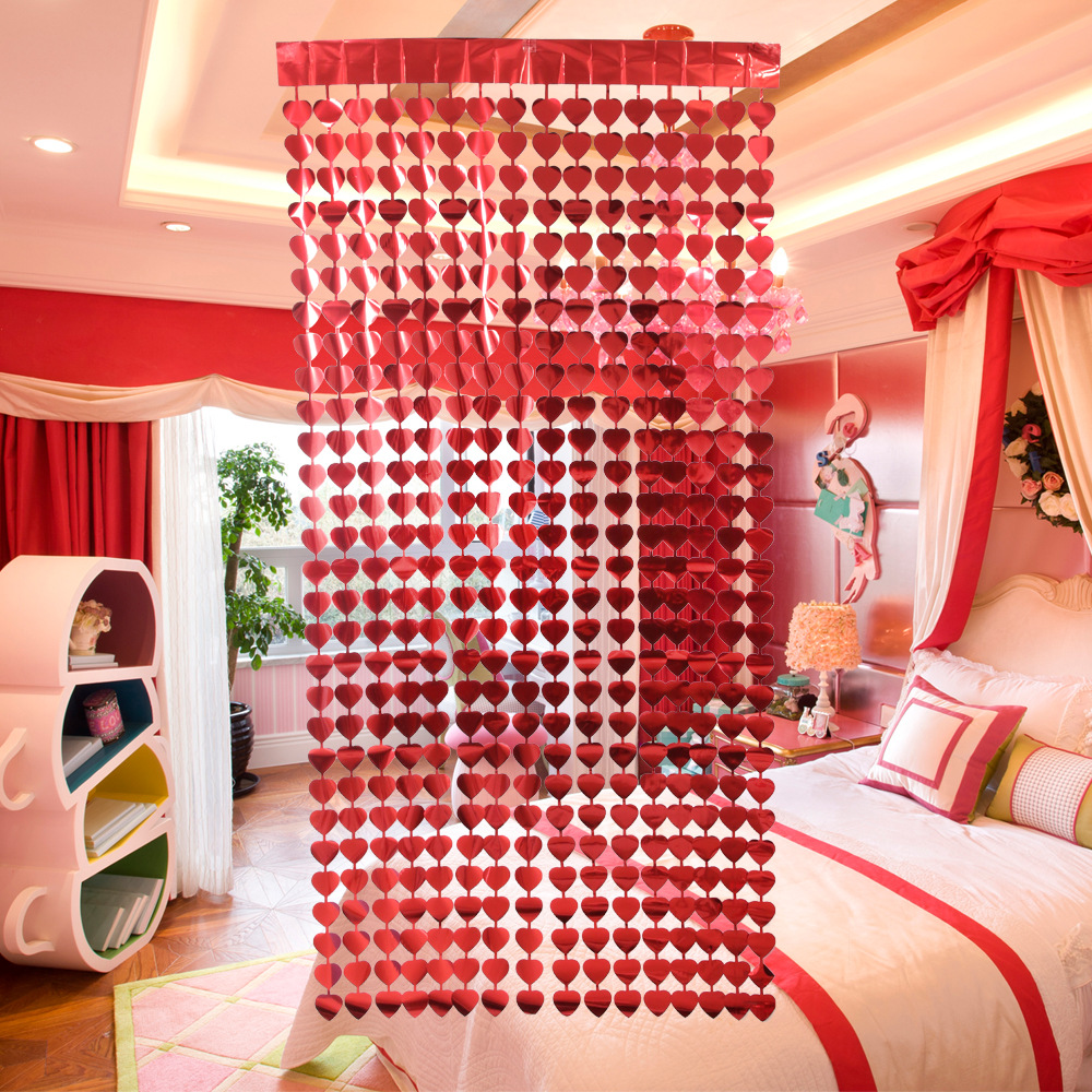 Heart shaped door fringe curtain - Image 4