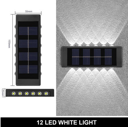 Two-way outdoor solar wall light - Image 12