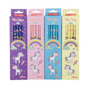 Unicorn HB pencils set