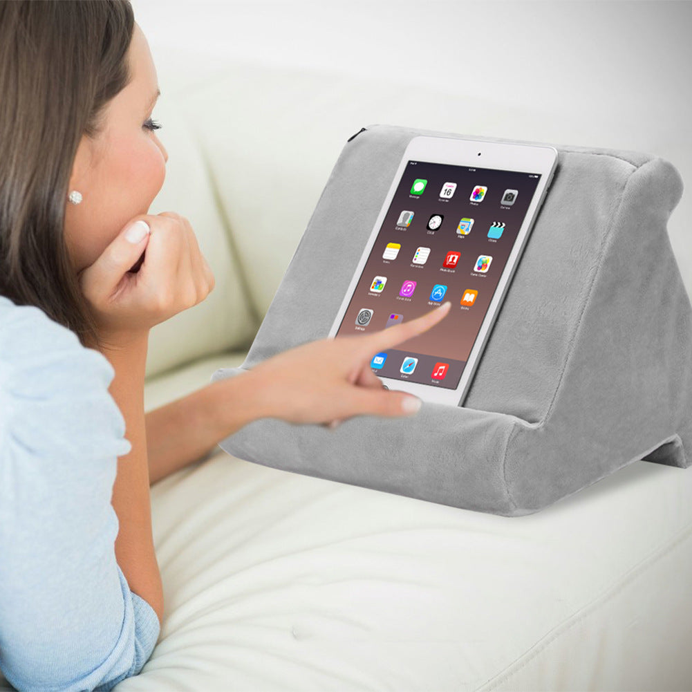 Multi-angle soft pillow stand for iPad & smartphones - Image 12