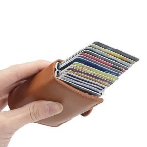 RFID blocking double layer card holder