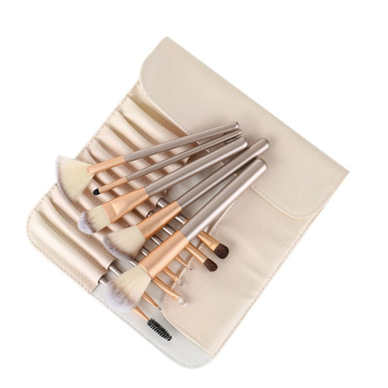 Make-up brush set with storage case