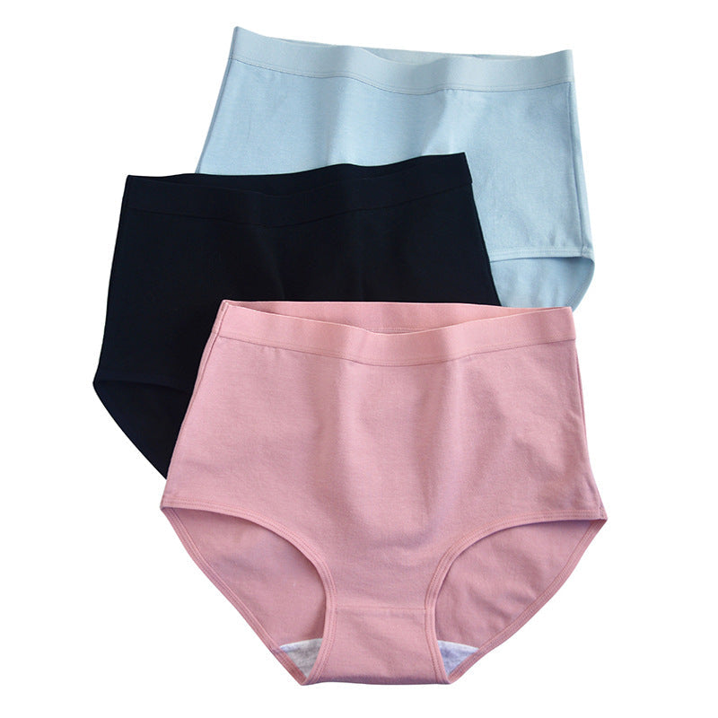 Hight waist cotton underwear for women set of 3 pcs