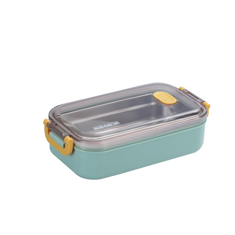 Stainless steel single or double layered lunch box