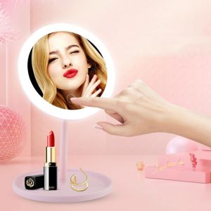 LED light magnifying make-up mirror