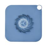Removable silicone shower drain strainer