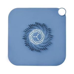 Removable silicone shower drain strainer