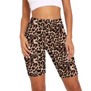 Animal print sport shorts