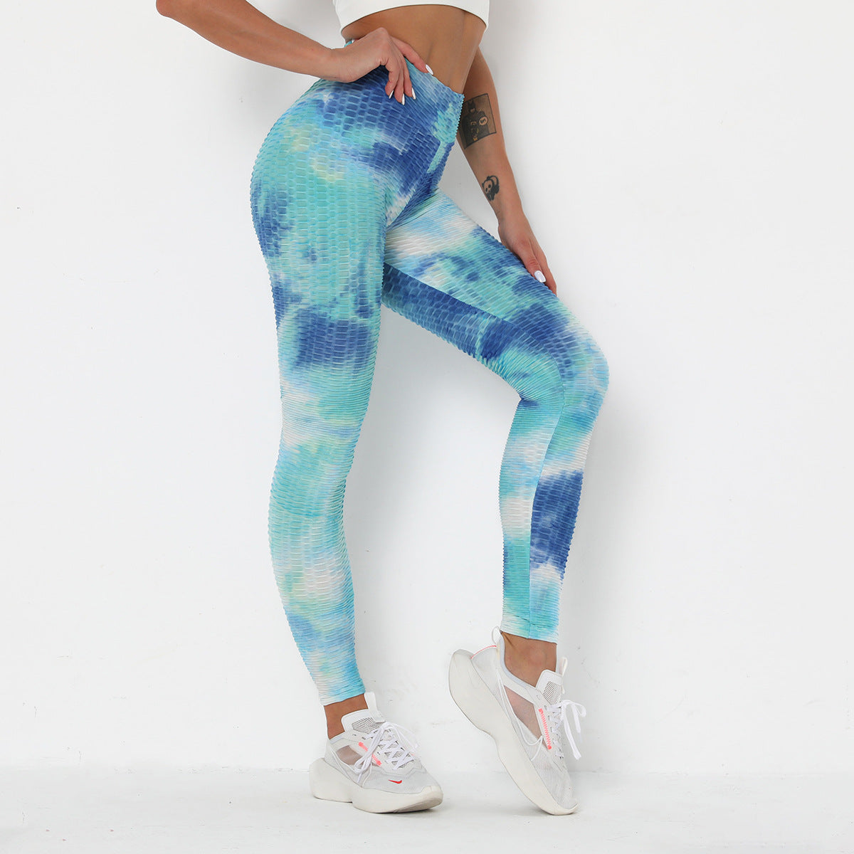 Tie-dye women's Yoga leggings