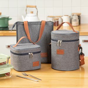 Thermal lunch shoulder bag