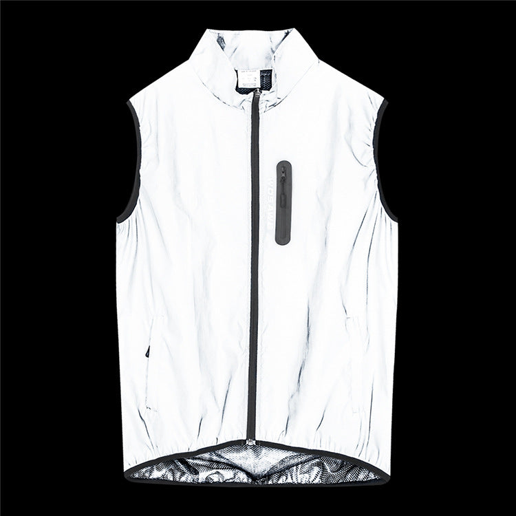 High visibility reflective running vest or jacket