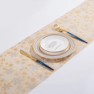 Christmas print table runner