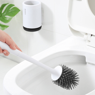 Silicone toilet brush