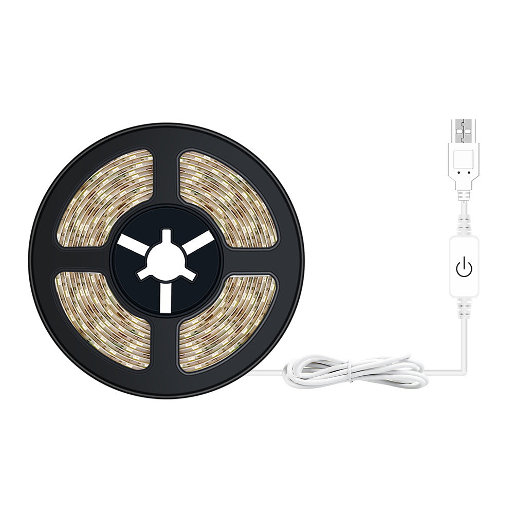 USB swipe sensor LED light strip