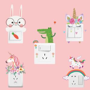 Creative DIY cartoon wall sticker 5pack