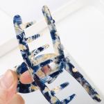 Leopard hair claw clip