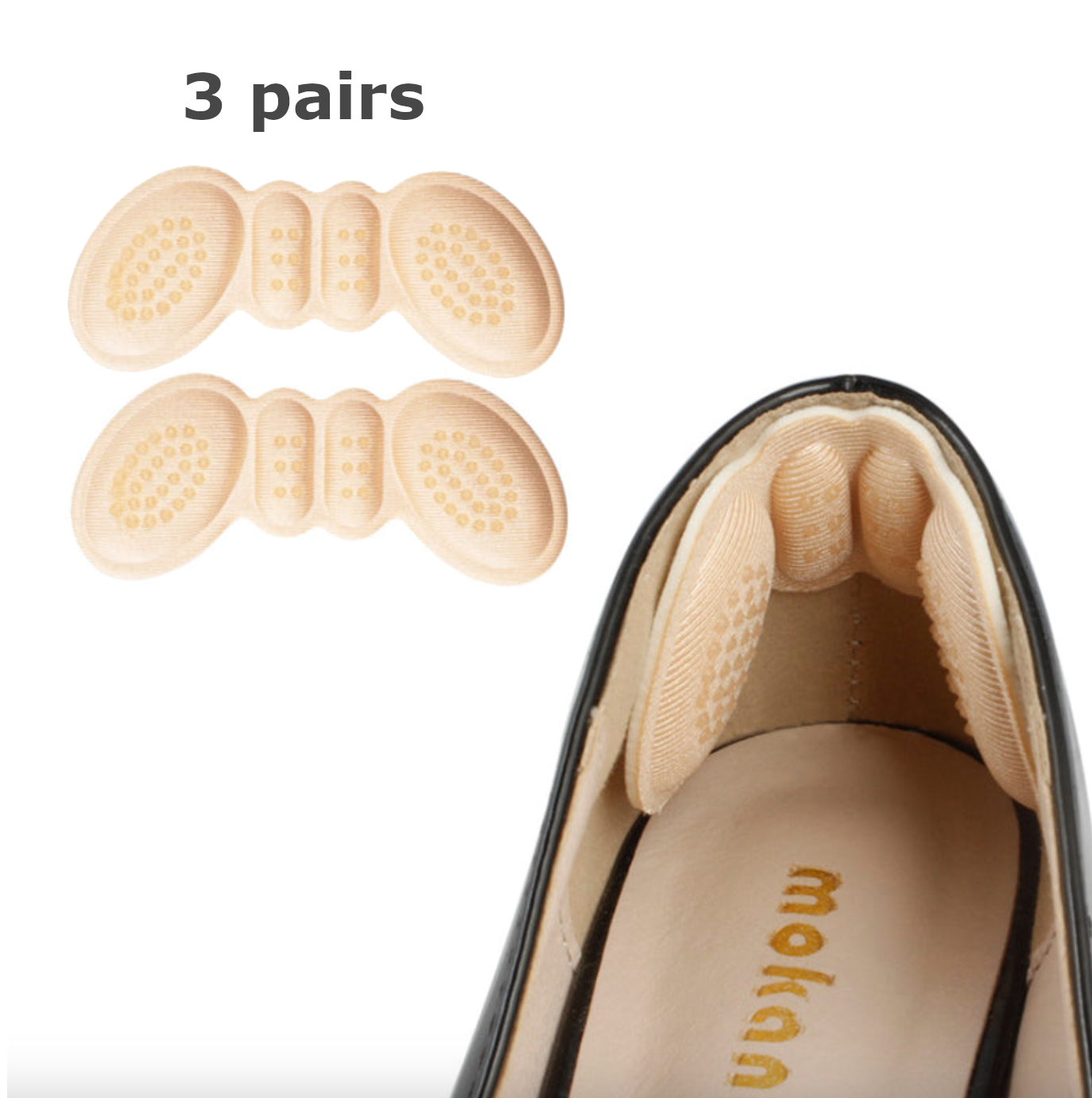 Foot protection shoe insole sticker pads - 3pairs - Image 14