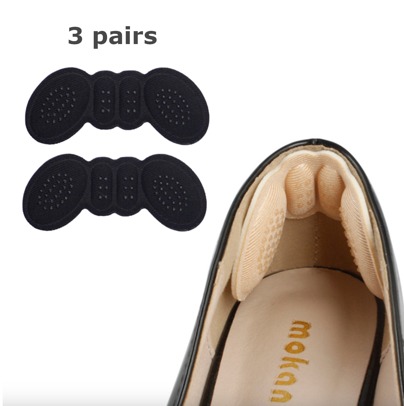 Foot protection shoe insole sticker pads - 3pairs - Image 17