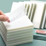 Transparent post it sticky notes set
