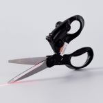 Professional laser guided scissors