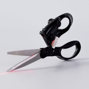 Professional laser guided scissors