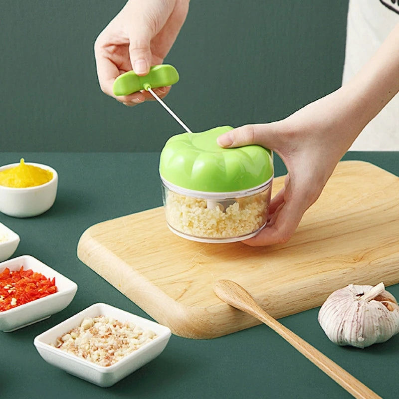 Multi-function manual vegetable chopper