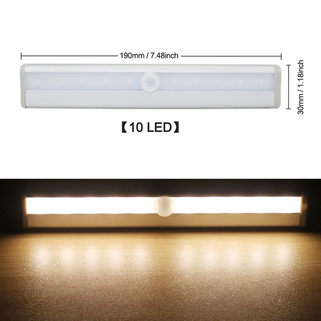 LED PIR motion sensor light - warm white - Image 2