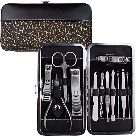 12pcs manicure and pedicure kit