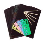 Sratch art papper set