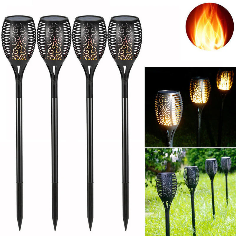 Solar powered flame garden light - Image 3