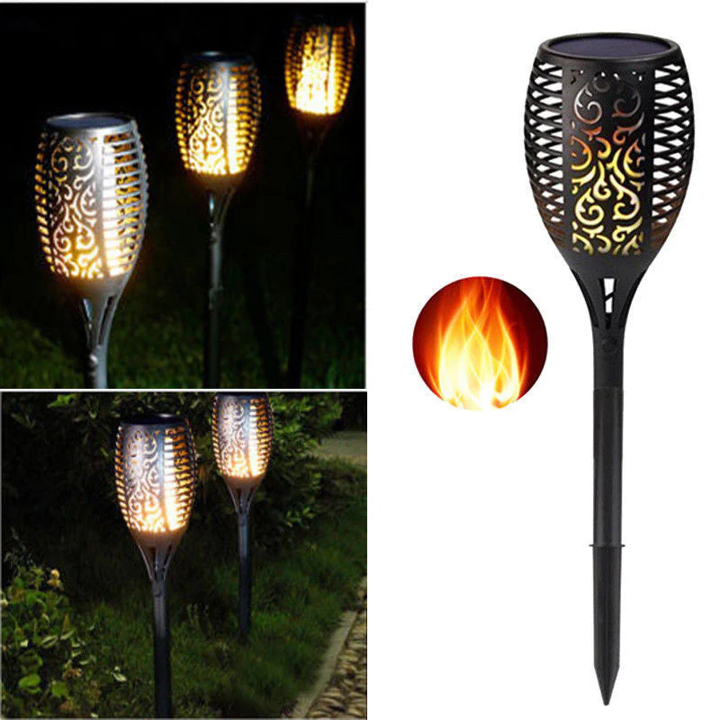 Solar powered flame garden light - Image 5