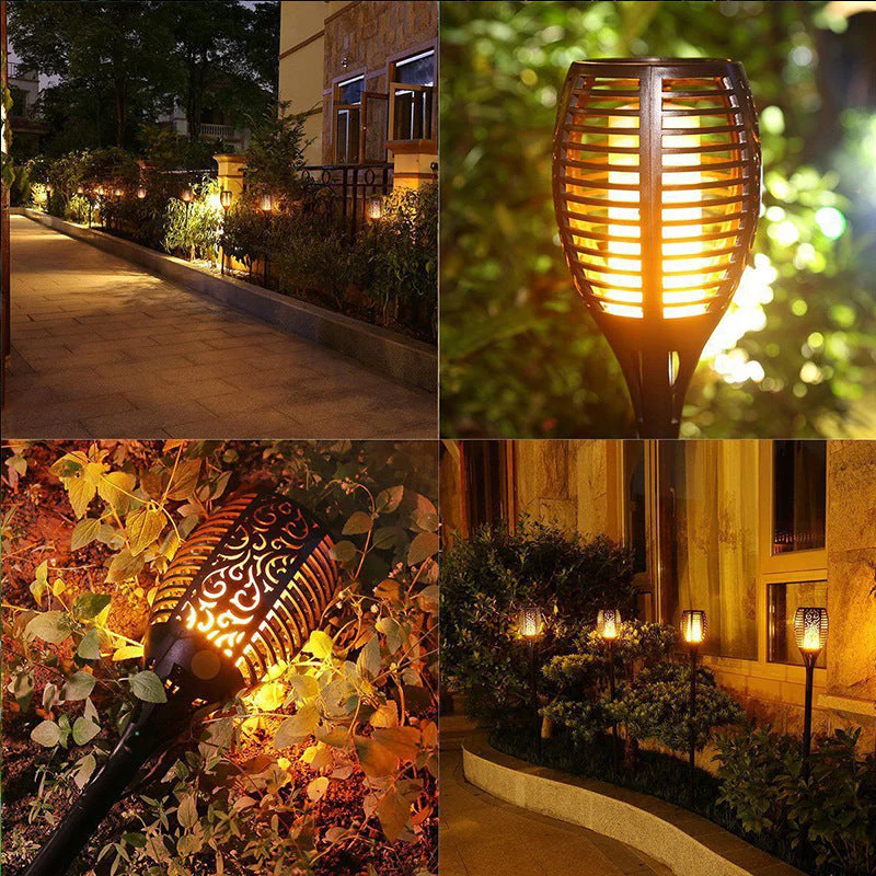 Solar powered flame garden light - Image 7