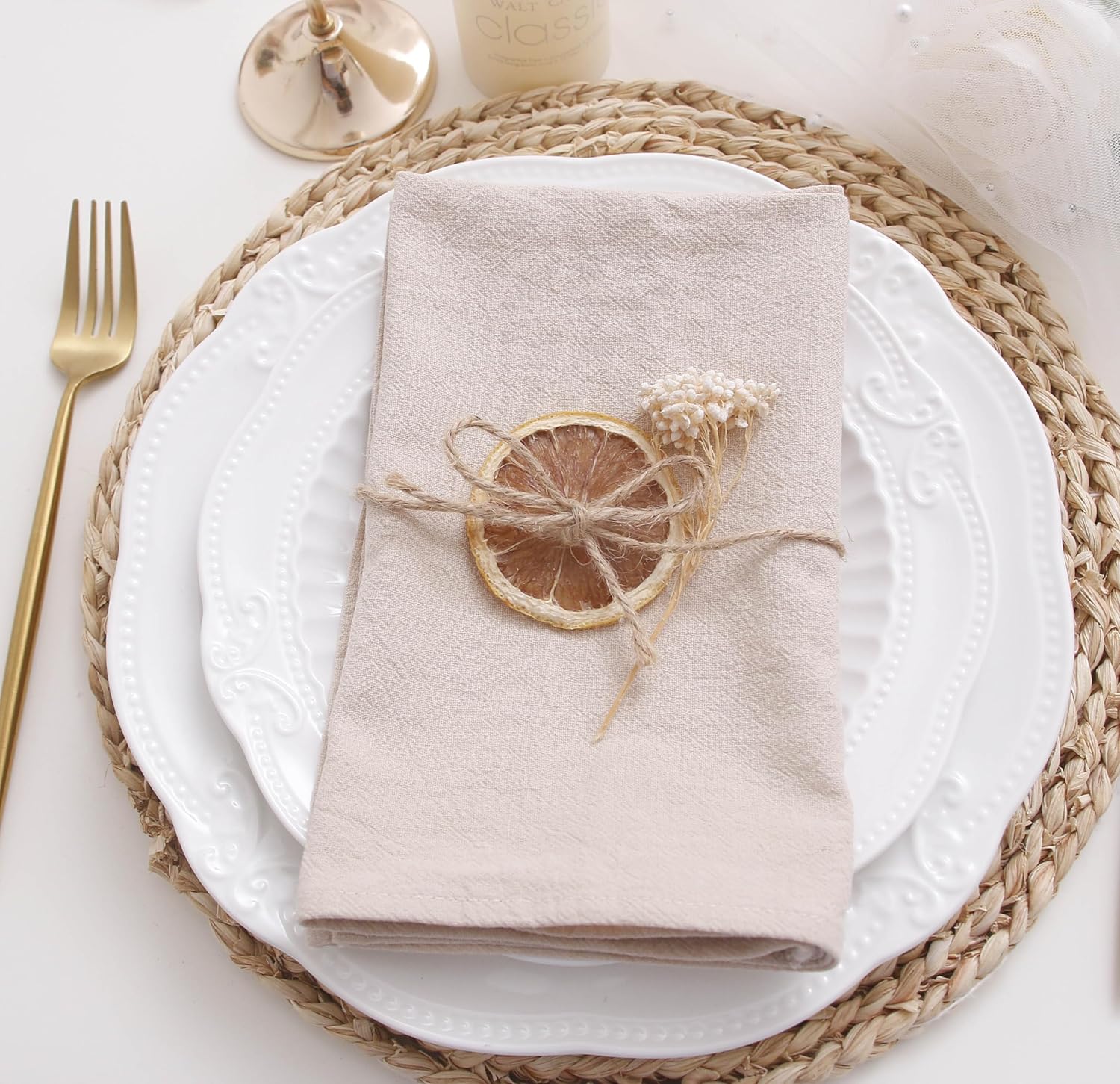 30 x 45 cm cotton table napkins 2pack - Image 29