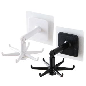 Rotatable kitchen hanging rack