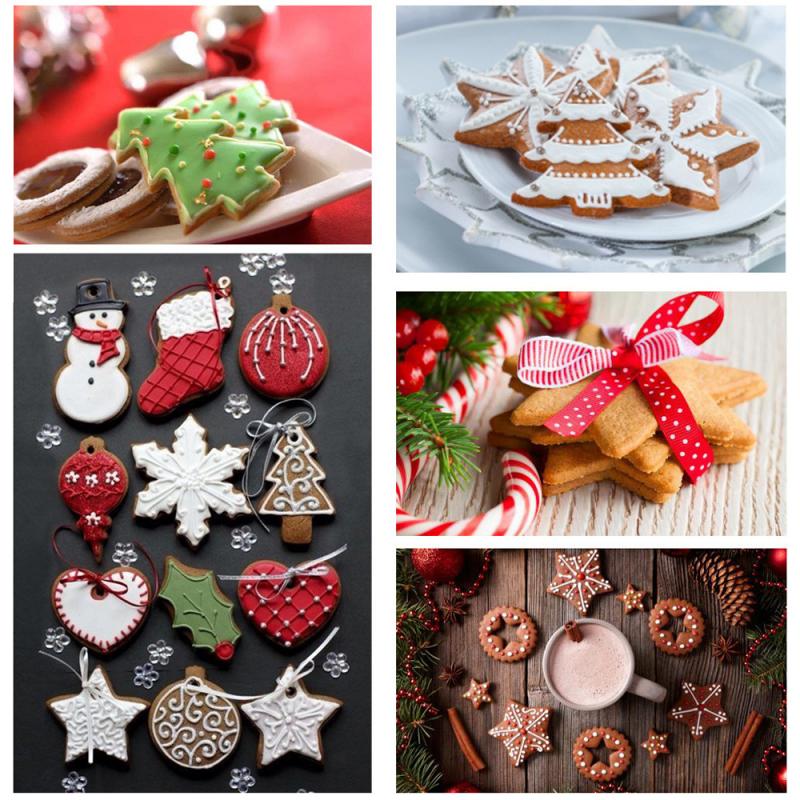 Christmas themed cookie molds set - Image 6