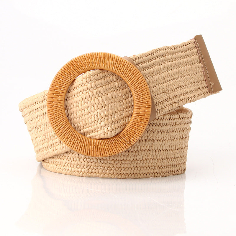 Casual Boho style wide belt