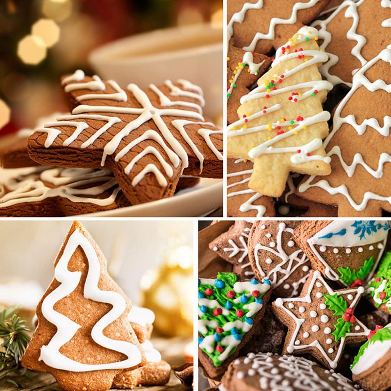 Christmas themed cookie molds set - Image 7