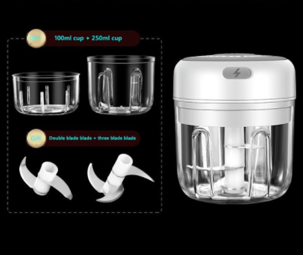 Electric mini vegetable chopper & masher - Image 23