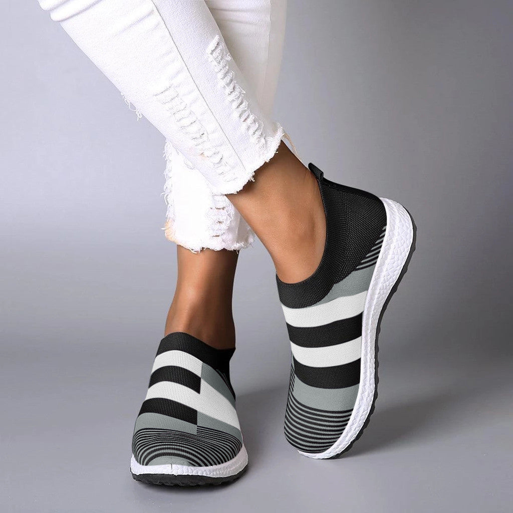 Casual lightweight knitted sneakers - Image 8