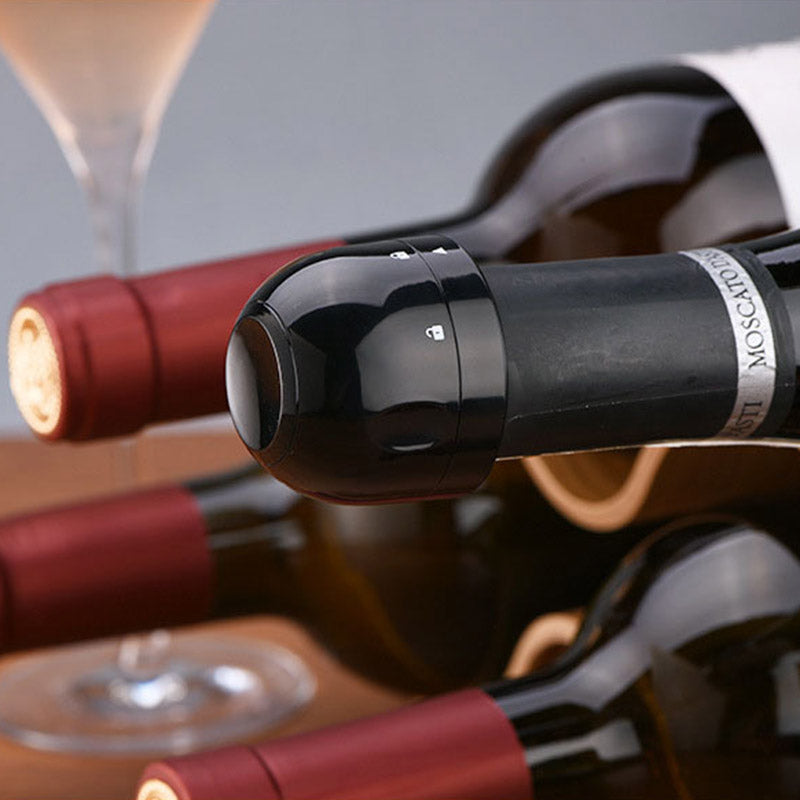 Silicone seal wine stopper & Champagne bottle stopper set - Image 4