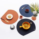 Double sided PU table mat & coaster set