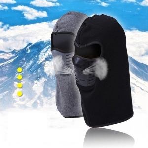 Warm faux fleece balaclava face mask