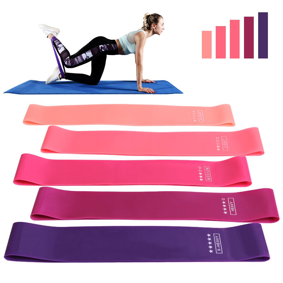 Elastic fitness resistance bands