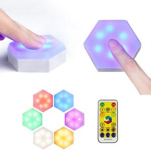 Magnetic touch sensor night lamps with remote control