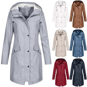 Hooded wind jacket for women